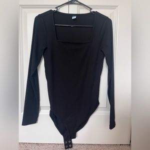 Square neck bodysuit